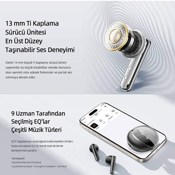 QCY AilyBuds Clear Bluetooth Kulaklık - 13