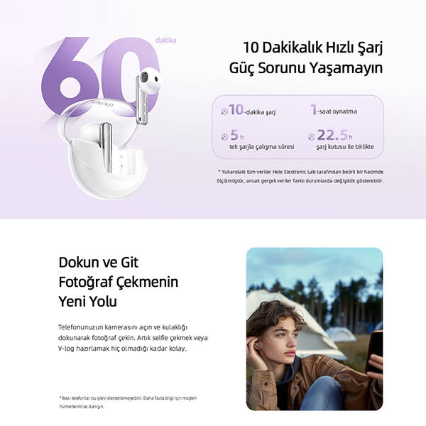 QCY AilyBuds Clear Bluetooth Kulaklık - 14