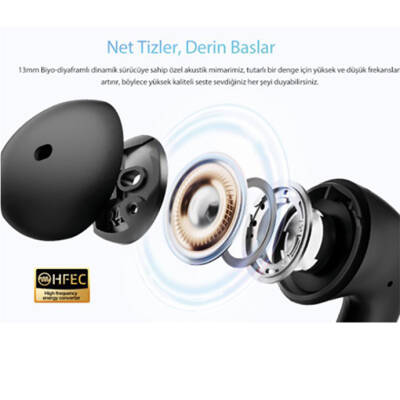 QCY AilyBuds E10 TWS Kulak İçi Bluetooth Kulaklık - 13