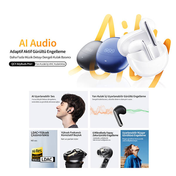 QCY AilyBuds Pro+ Bluetooth Kulaklık - 45