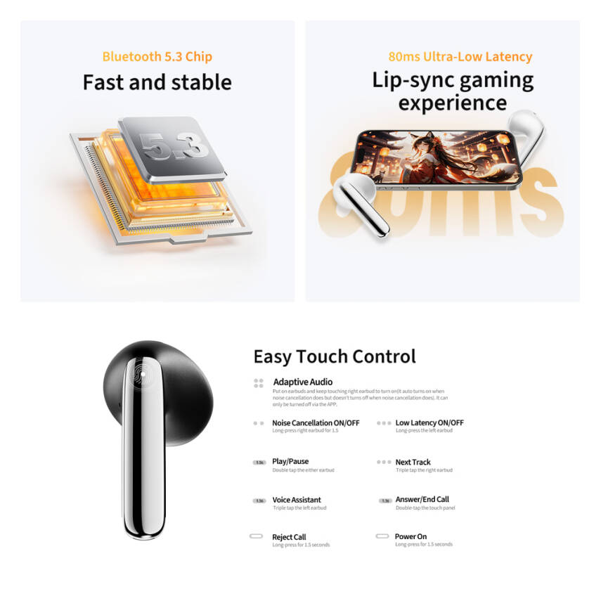 QCY AilyBuds Pro Bluetooth Kulaklık - 14