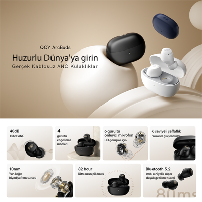 QCY ArcBuds Bluetooth Kulaklık - 3
