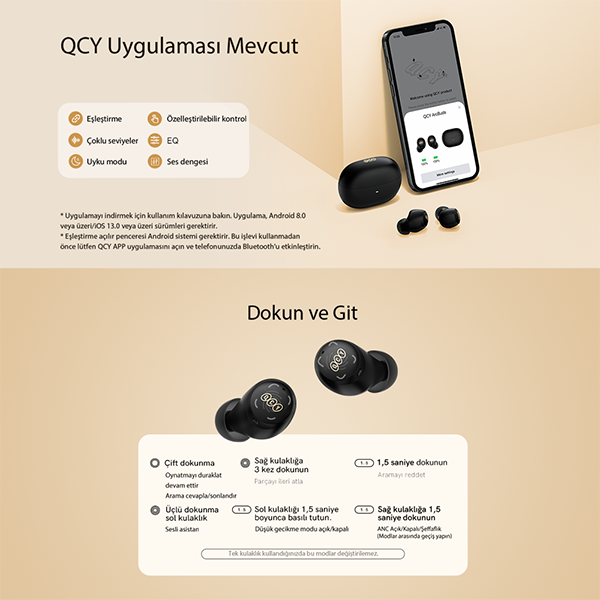QCY ArcBuds Bluetooth Kulaklık - 16