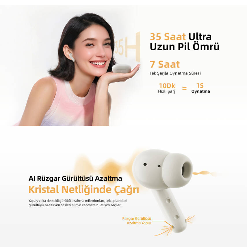 QCY Buds Bluetooth Kulaklık - 7