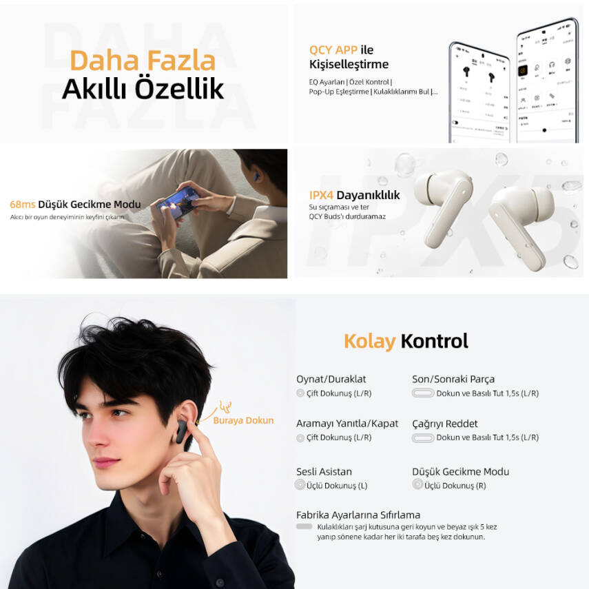 QCY Buds Bluetooth Kulaklık - 14