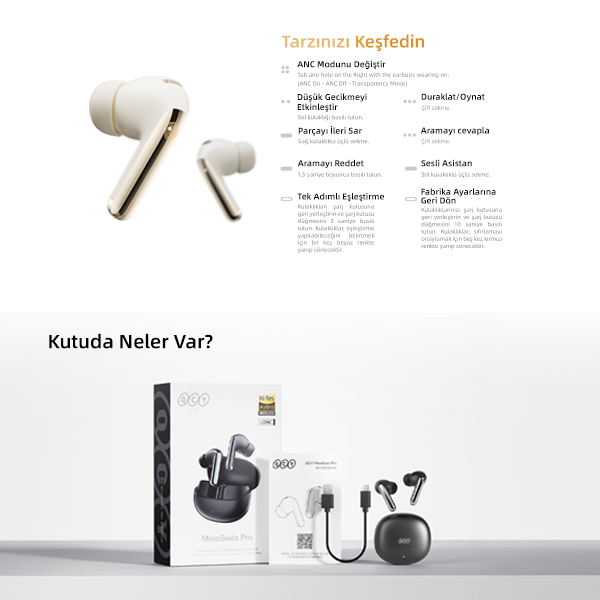 QCY Melobuds Pro Bluetooth Kulaklık - 23