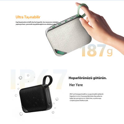 QCY SP2 RGB Bluetooth Hoparlör - 12